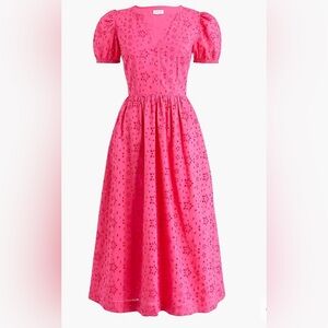 COPY - Jcrew pink eyelet dress